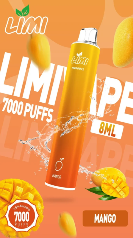 limi7000_拋棄式電子煙_芒果風味